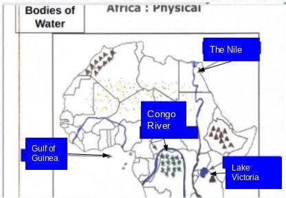 Please help with this map assignment, looking for bodies of water-example-1