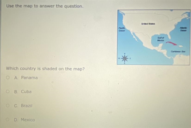 PLEASE HELP ASAP What country is shaded on map-example-1