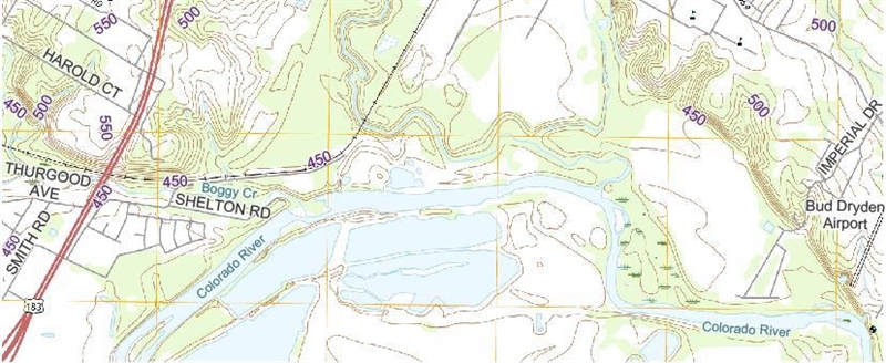 Study the topographic map. Which street travels through the region with the steepest-example-1