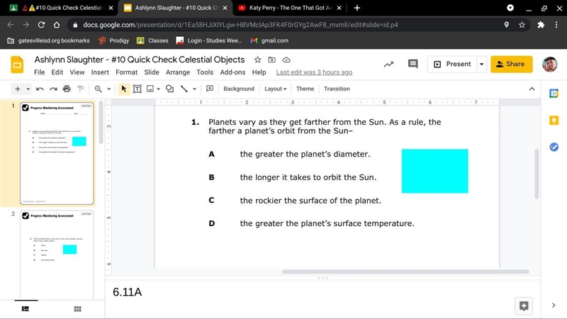 Planets vary as they get farther from the Sun. As a rule, the farther a planet’s orbit-example-1