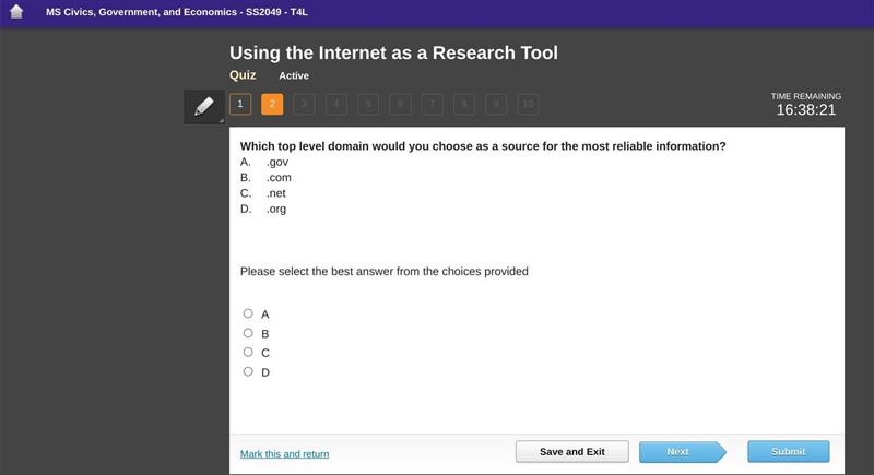 Which top level domain would you choose as a source for the most reliable information-example-1