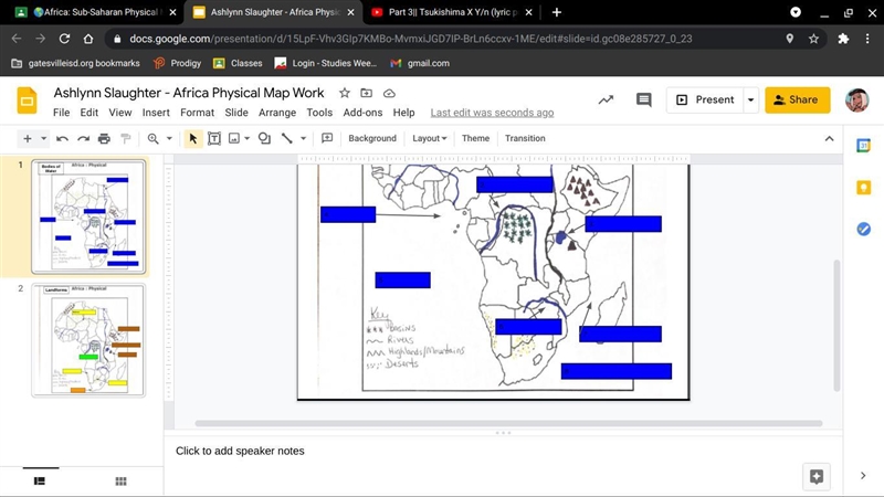 Please help with this map assignment, looking for bodies of water-example-2