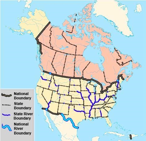 Which of the following best describes the border between the United States and Mexico-example-1