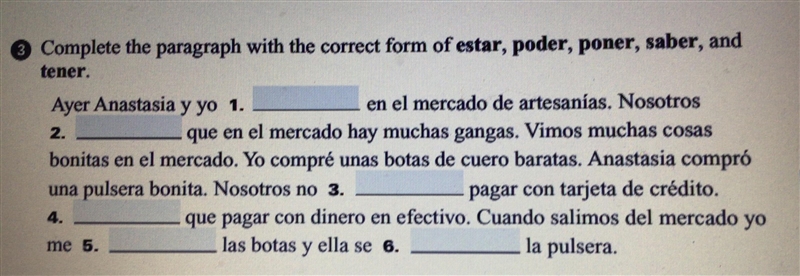 Help! Spanish! (I keep getting the answers wrong)-example-1