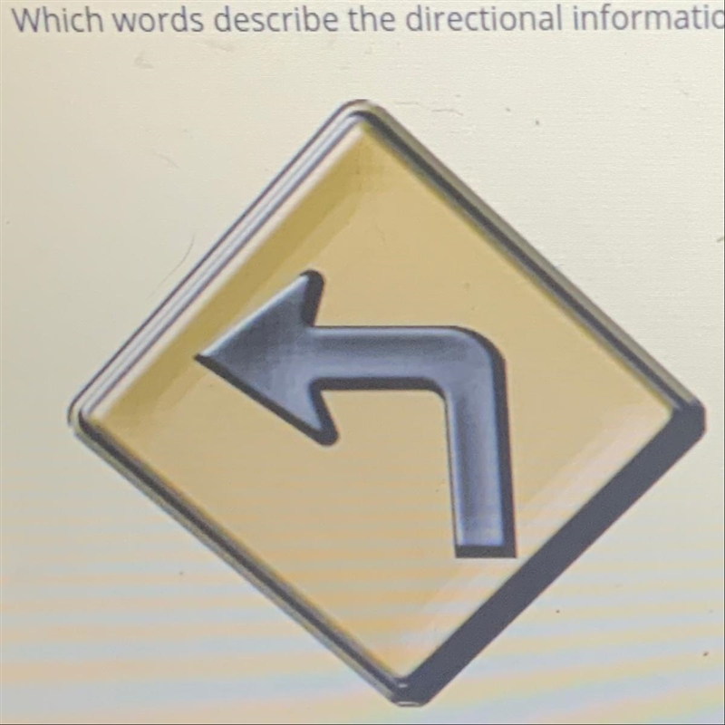 A. siga derecho B. doble a la cuerda С. cruce a cae D. Siga por la verda-example-1