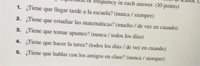 Answer The following questions about what a good student does at school use the most-example-1