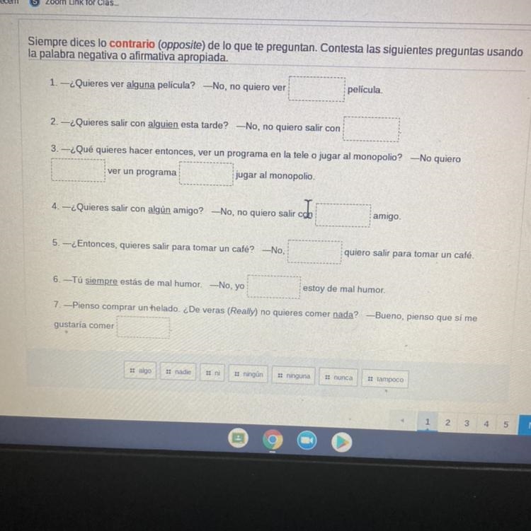 Help pls Spanish 3 drag and drop-example-1