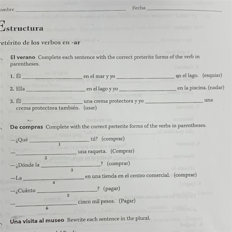 Can a spanish speaking person please give me the answers-example-1