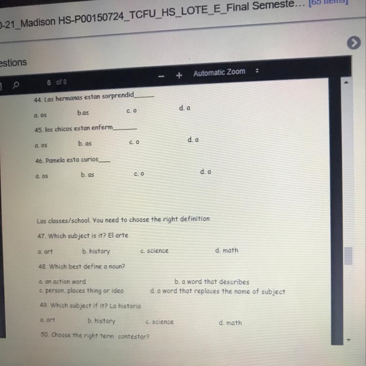 I need help For the finals A B C or D-example-1