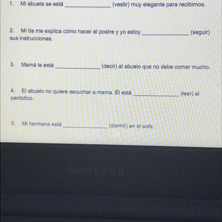 PLEASEEEE HELP -use the correct form of the verb-example-1