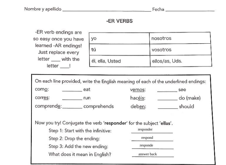 Please hurry I need help in spanish please fill in the blanks-example-1