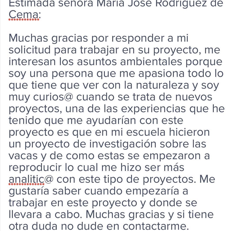 Necesito ayuda para responder este correo electrónico muchas gracias-example-1