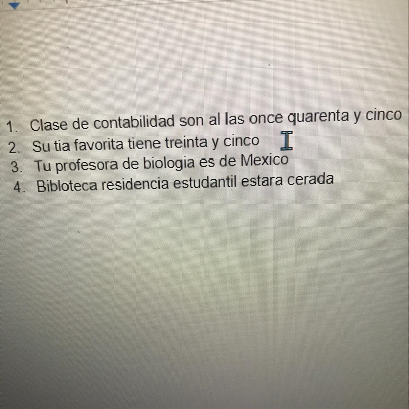 4 - Preguntas Fill in the blanks Activity Instructions Write sentences using the information-example-1