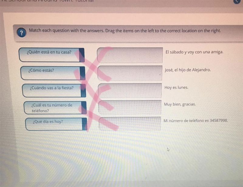 Match each question with the answers. Drag the items on the left to the correct location-example-1