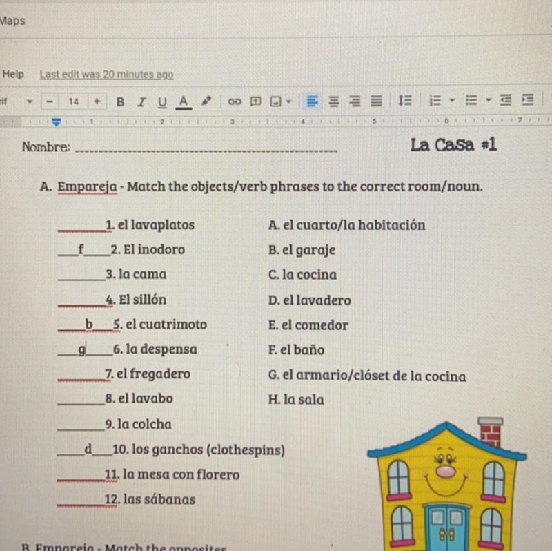 I need help on this Spanish question!! thank you-example-1