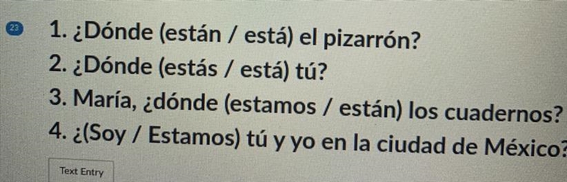 Underline the correct conjugation “edgar” for each question-example-1