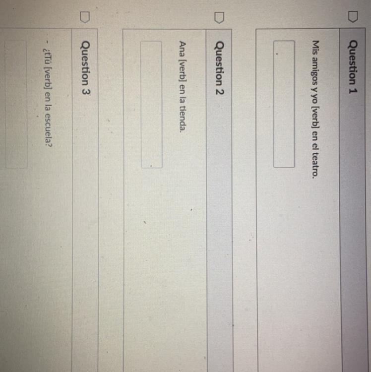 Instructions: Review the forms and meaning of "estar" (=to be). Then, write-example-1