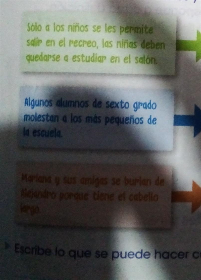 Lee las siguientes situaciones y escribe que harias para impedir estas acciones pliss-example-1