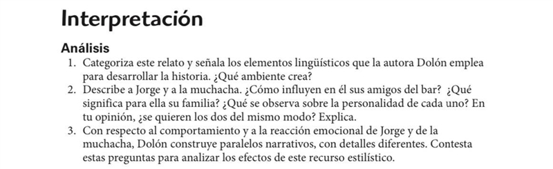 What’s 2 and 3 for noche de fuga I NEED HELP PLEASE !!!-example-1