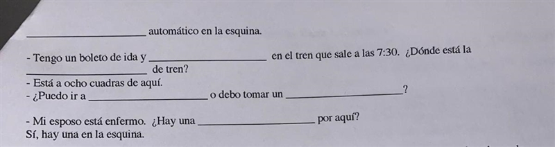 Completa las siguientes frases con las palabras más apropiadas. NO SPAM!-example-1