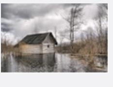 Look at the pictures below depicting scenes before and after a storm and describe-example-2