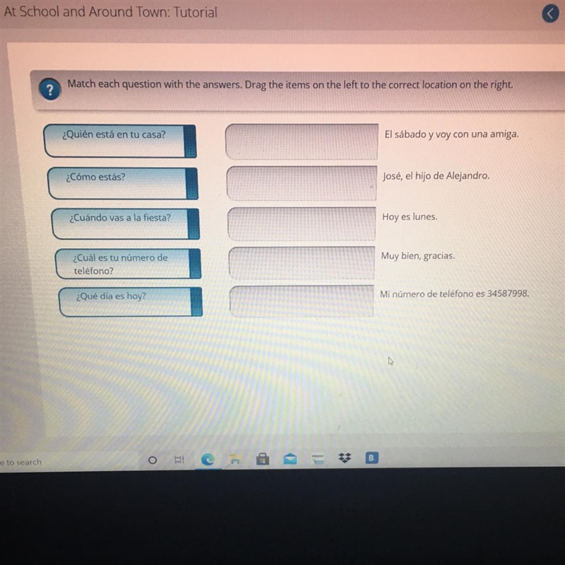 Match each question with the answers. Drag the items on the left to the correct location-example-1