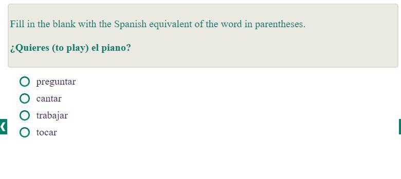 fill in the blank with the Spanish equivalent for the word in parentheses I WILL GIVE-example-1