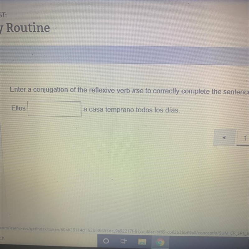 Enter a conjugation of the reflexive verb irse to correctly complete the sentence-example-1