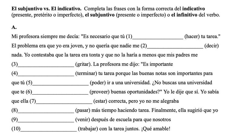 SUBJUNCTIVE vs INDICATIVE-example-1