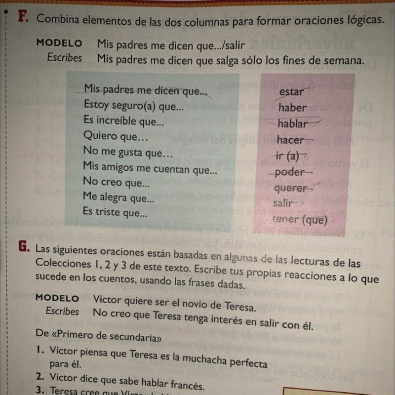 Can y’all help me with my Spanish hw.... I need F.-example-1