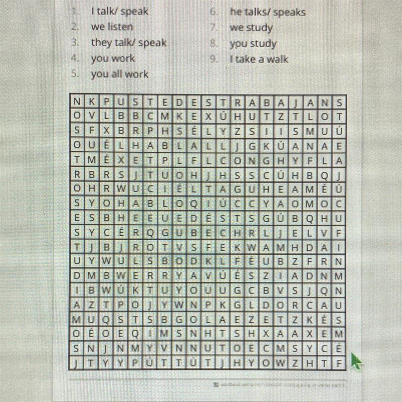 This is a word search 8th grade, pls show the editing-example-1