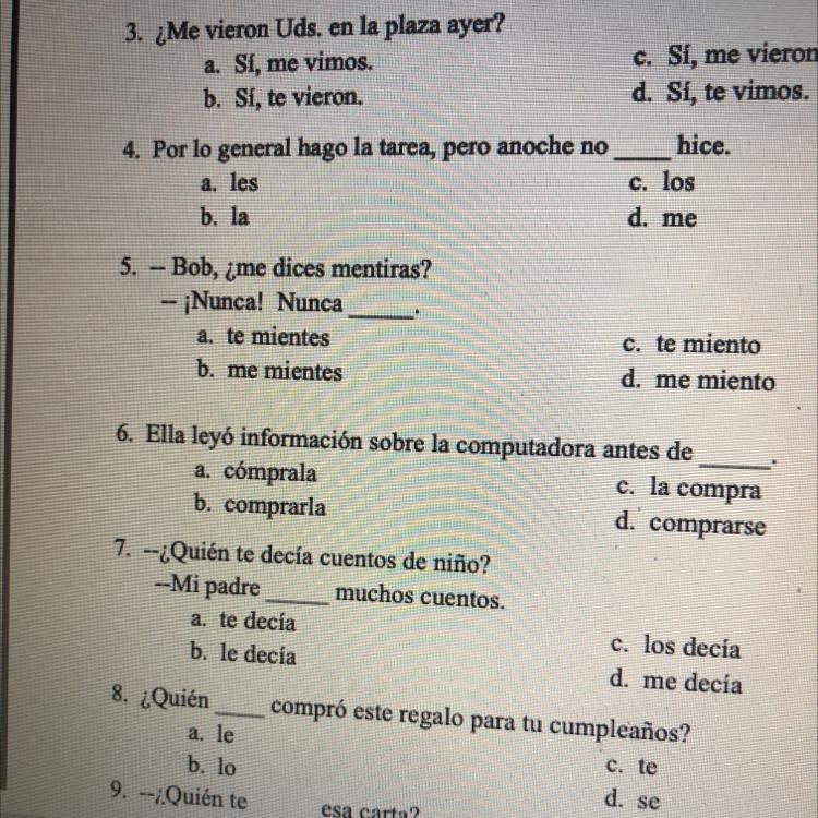 Anyone good at spanish and know these?-example-1