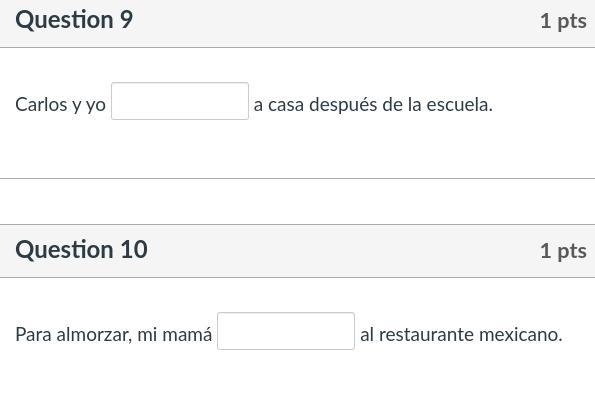 Complete the sentences with the correct form of the verb ir-example-3