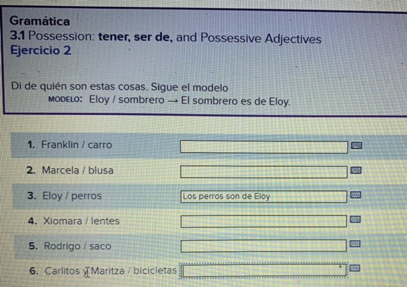 I have no clue how to do 1,2,4,5,6 I know 3 is correct.-example-1