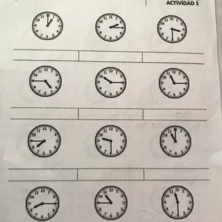 I need help putting the times in Spanish-example-1