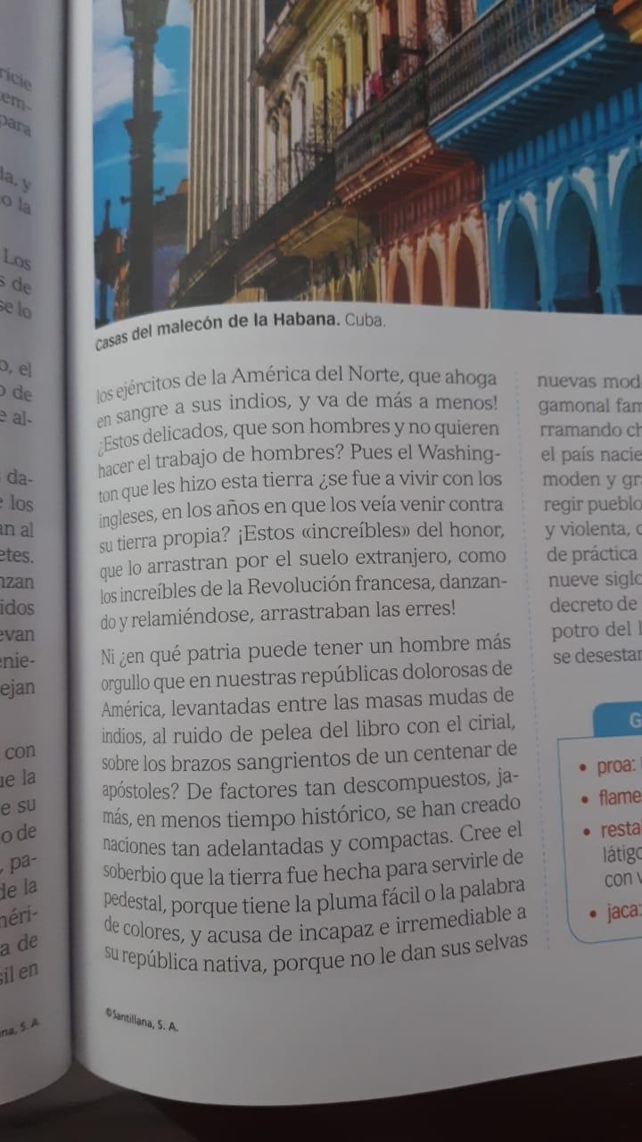 THIS IS DUE TODAY!!!HELP!!! ¿Por qué el autor tituló su obra “Nuestra América”?Argumenta-example-5