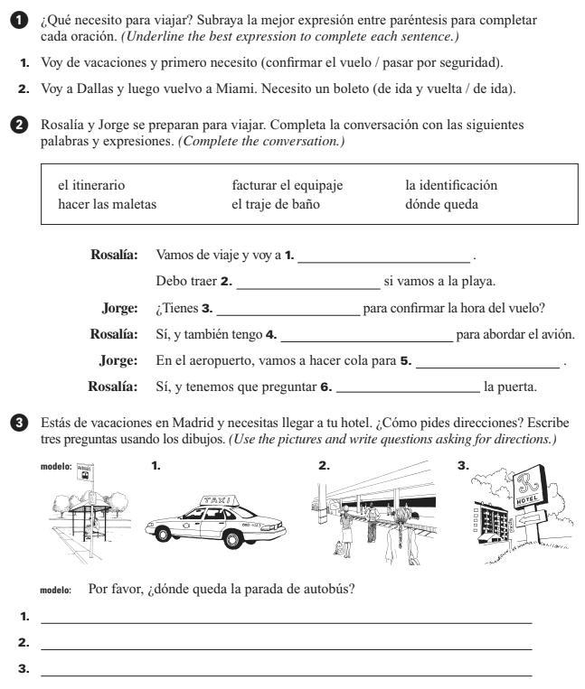 Can somebody help me out with these spanish questions? If you could that'd be much-example-1