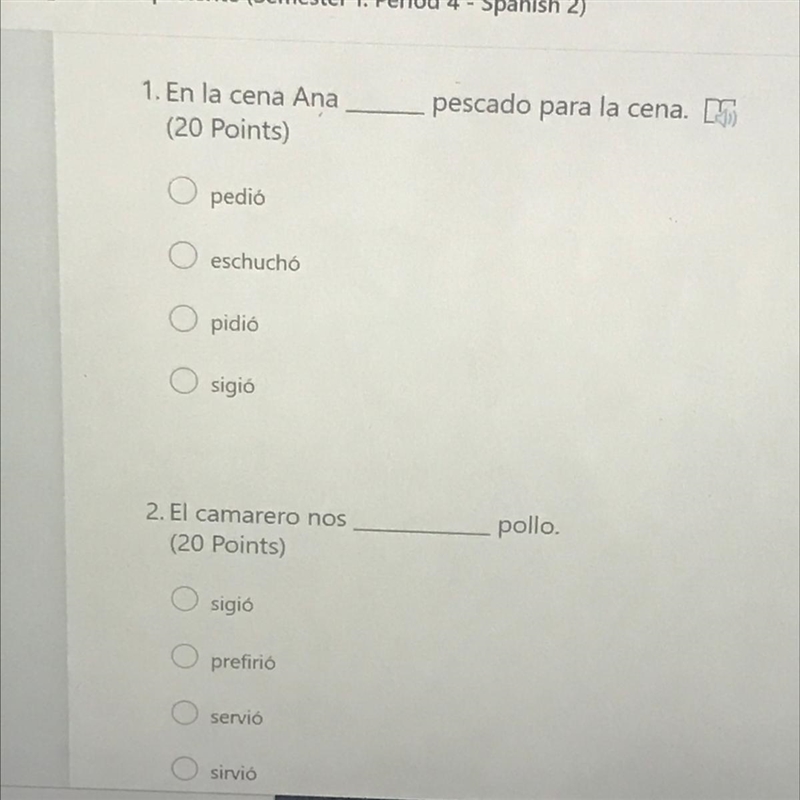 Helppppp Spanish I don’t know what the stem changes in preterite when 1 or 2+ people-example-1