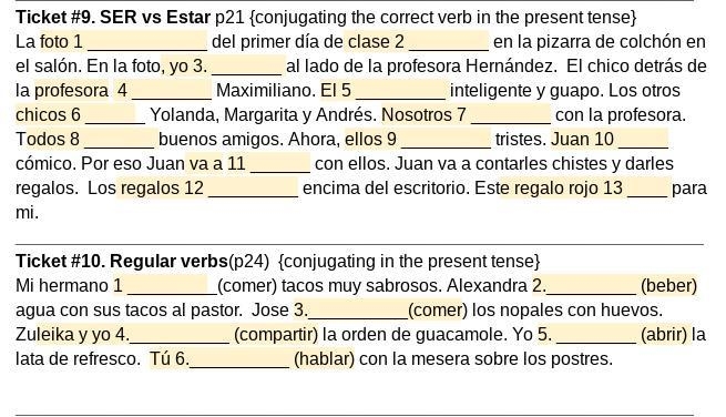 ¡Solo la persona más inteligente de tu clase de español puede ayudarme con esto! ¡Hay-example-1