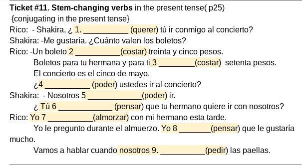 ¡Solo la persona más inteligente de tu clase de español puede ayudarme con esto! ¡Hay-example-2