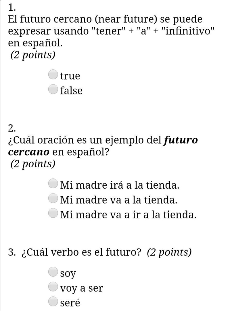 El futuro cercano(near future) se puede expresar usando “tener” + “a” + “infinitivo-example-1