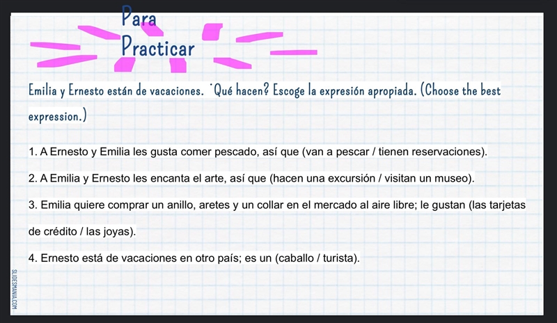 Answer my questions please!! This questions is for the ones how knows and speak Spanish-example-1