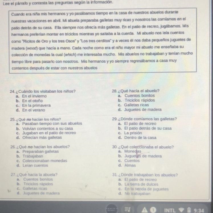 If you are good at Spanish please help-example-1