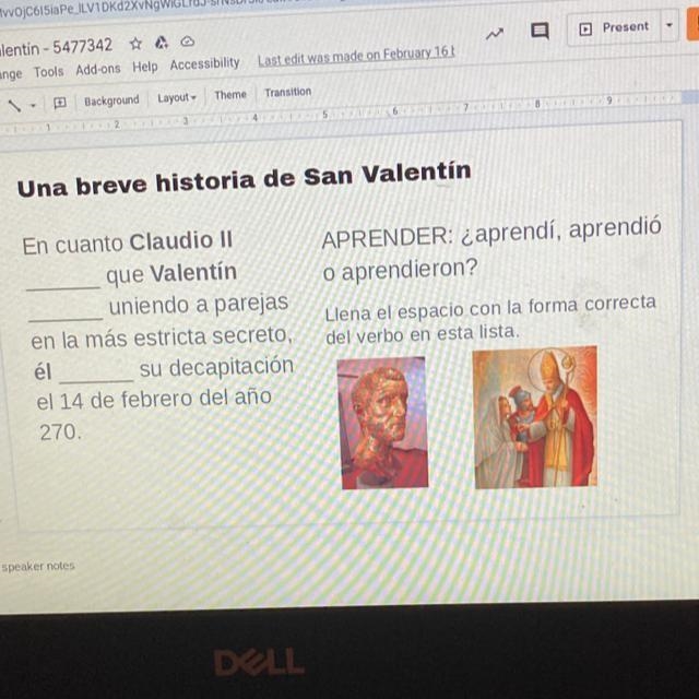 Extra points for help with this Spanish assignments-example-1