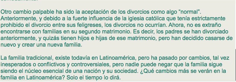 PLEASE HELP WITH THIS SPANISH! read the passage and answer the question!-example-3