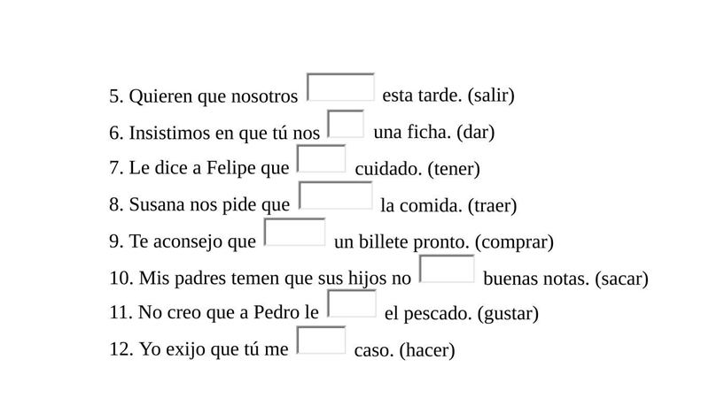 Im bad at spanish. subjuntivo form-example-1