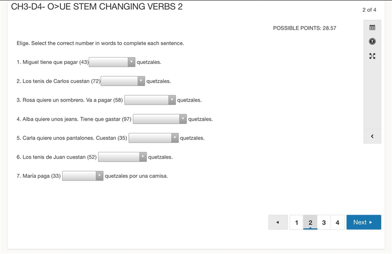 Plaese help spanish homework i need answears for whole thing-example-3