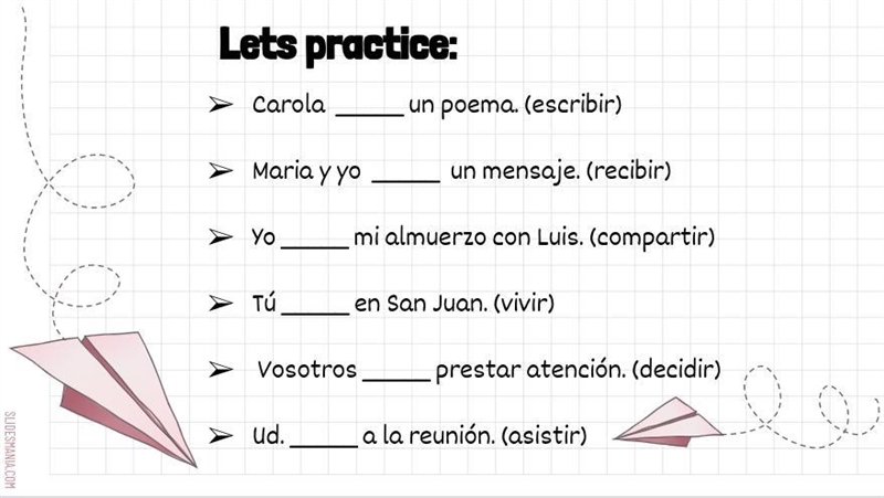 Preterite Tense of Regular Verbs Worksheet - Only the smartest person in their Spanish-example-3