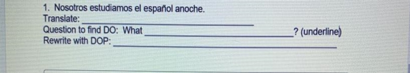 PLEASEEEEEEE HELPPPPPP ASAPPPPPPP i only need help rewriting with the DOP-example-1