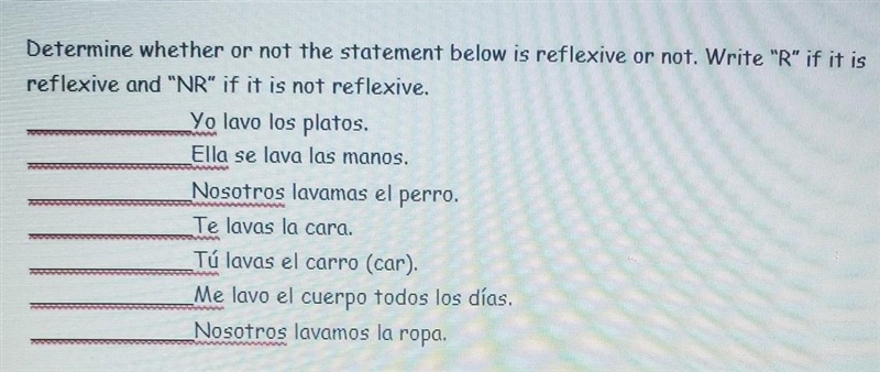 Determine whether or not the statement below is reflexive or not. Write "R&quot-example-1